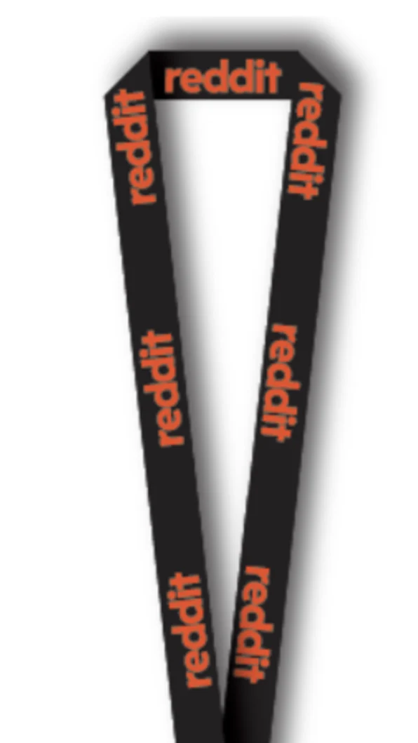 Black/Orange Lanyard